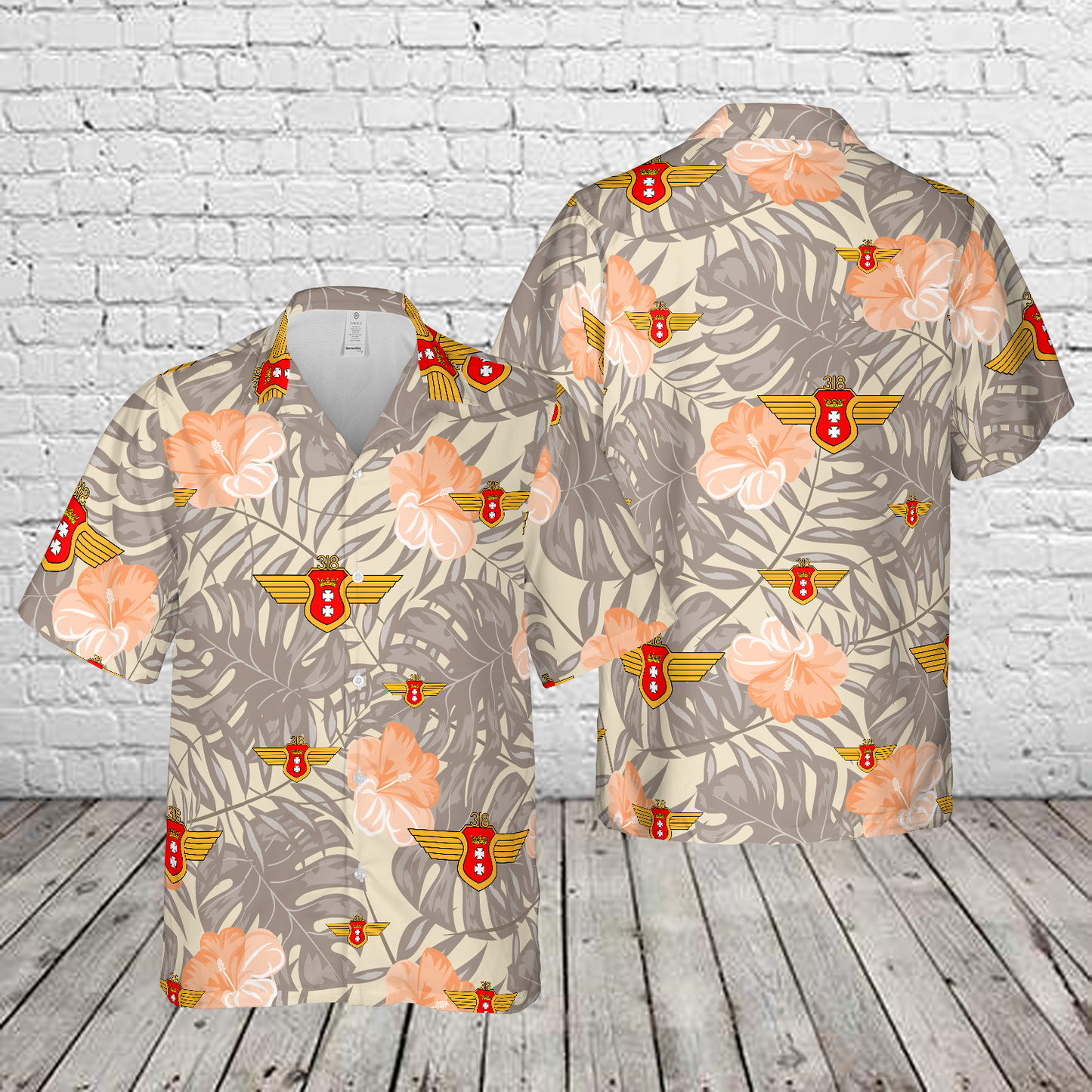 Polish Air Force No. 318 "City of Gdańsk" Polish Fighter-Reconnaissance Squadron Hawaiian Shirt