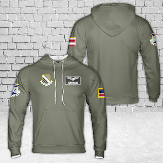 Custom Name US Air Force Colorado Air National Guard 140th Wing Hoodie 3D