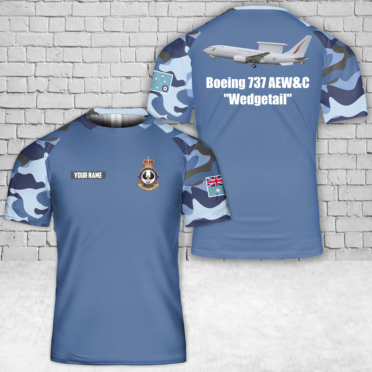 Custom Name Royal Australian Air Force No. 2 Squadron RAAF Boeing 737 ...