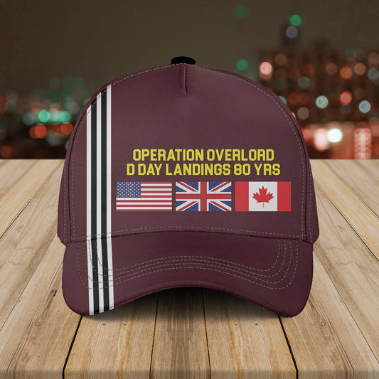 D Day 80th Anniversary Baseball Cap