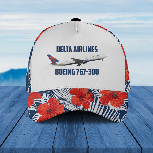 Delta Airlines Boeing 767-300 Baseball Cap