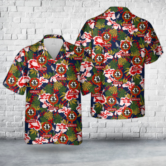 Denmark Sirius Dog Sled Patrol Hawaiian Shirt