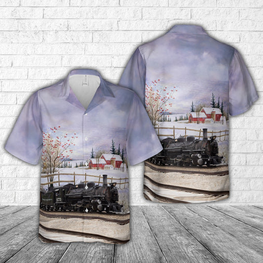 Denver & Rio Grande Western K-28 Class Hawaiian Shirt