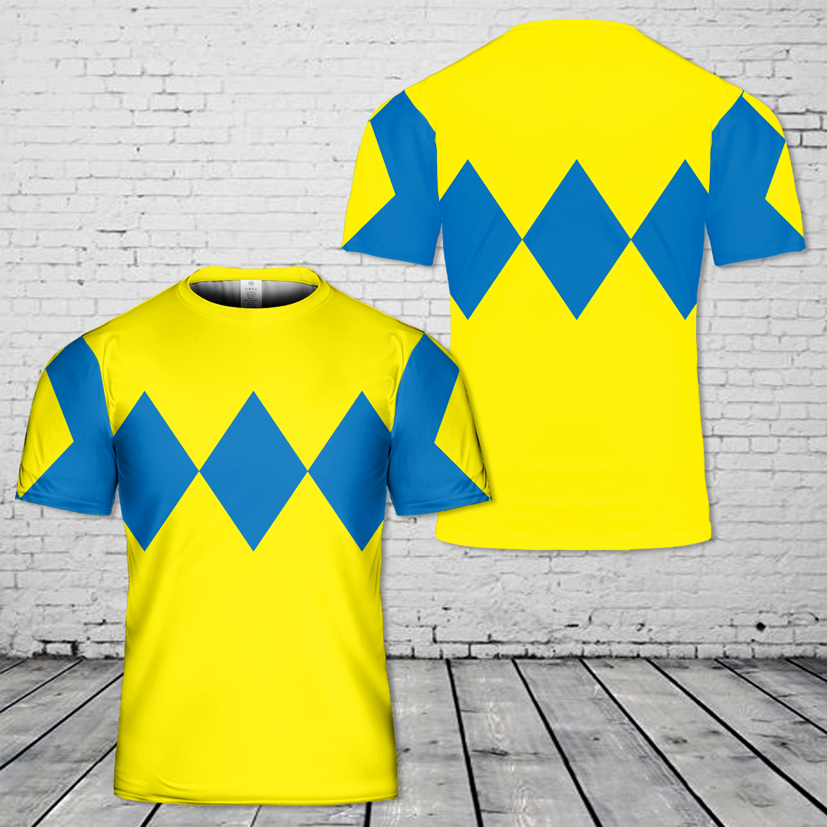 Diamond Jockey Silks Horse Racing T-Shirt 3D