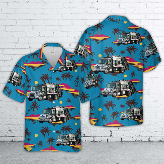 Diesel Garbage Trucks Hawaiian Shirt