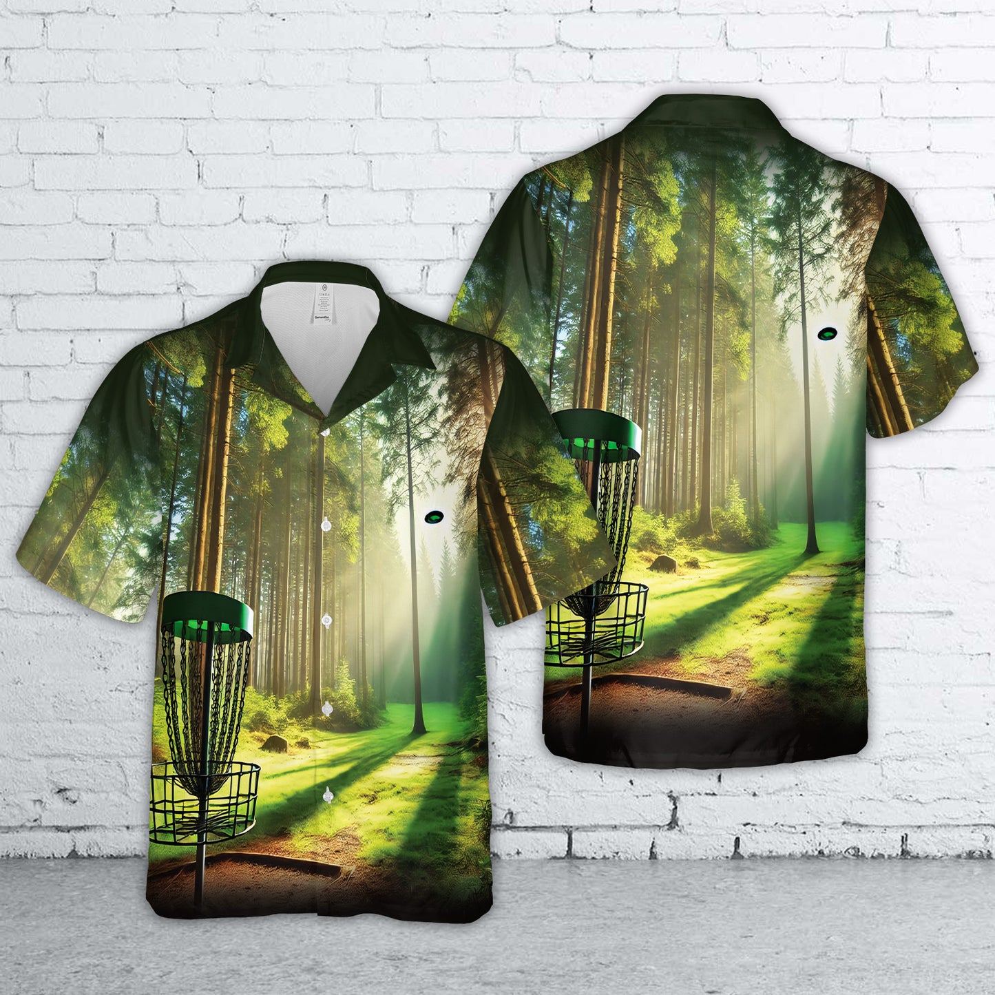 Disc Golf Forest Hawaiian Shirt