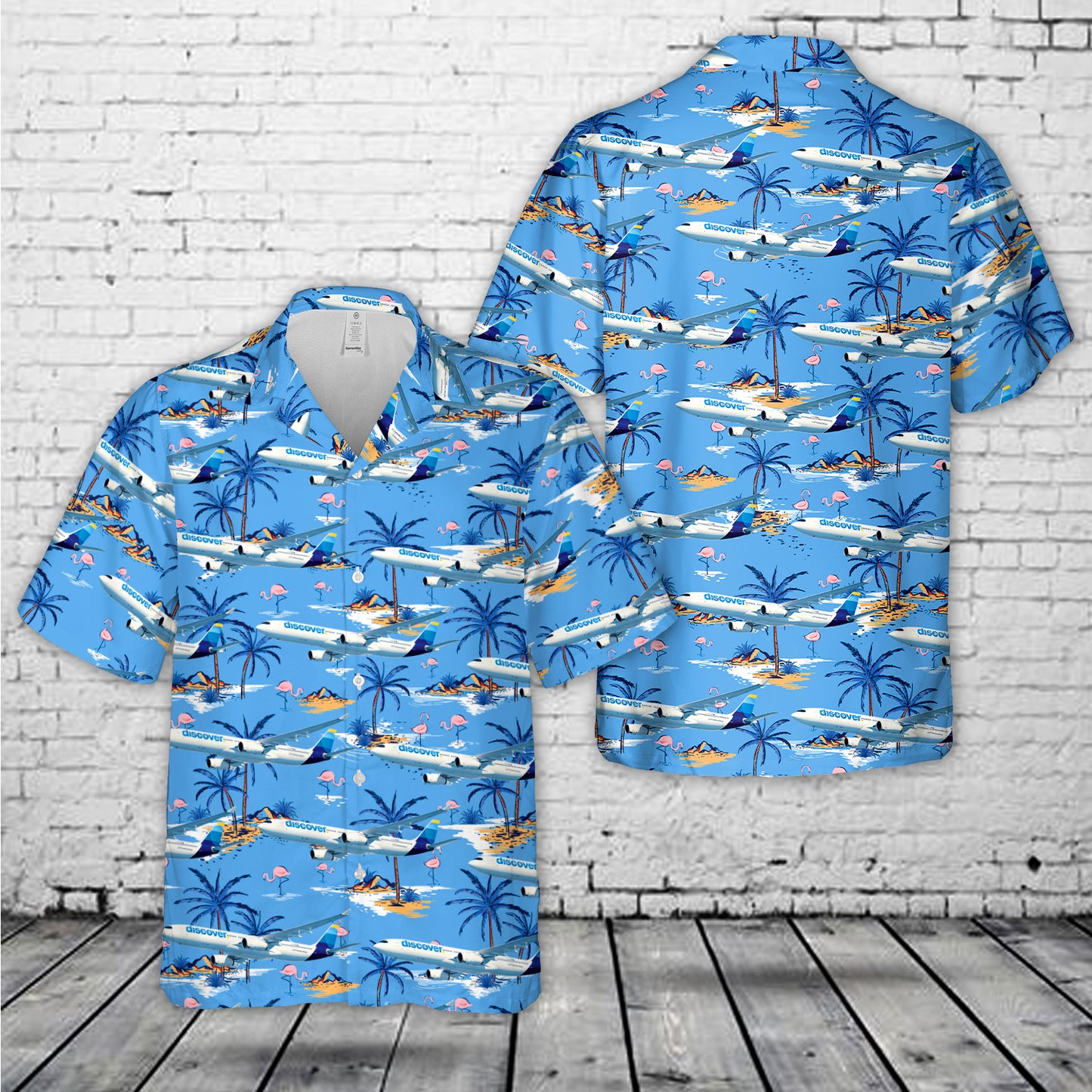 Discover Airlines Airbus A330 Hawaiian Shirt