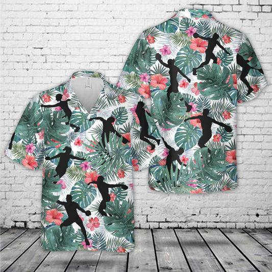 Discus Silhouette Hawaiian Shirt