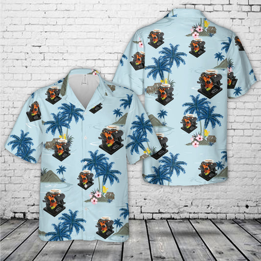 Dodge 426 HEMI V-8 Engine Hawaiian Shirt