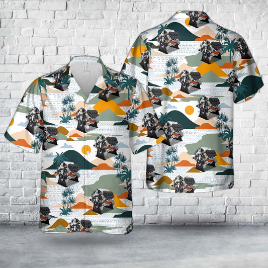 Dodge Challenger SRT Engine Hawaiian Shirt