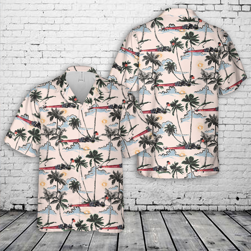Dodge Charger SRT Hellcat 2021 NHRA Top Fuel Dragster Hawaiian Shirt