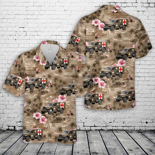 Dodge WC54 Field Ambulance (1943) Hawaiian Shirt