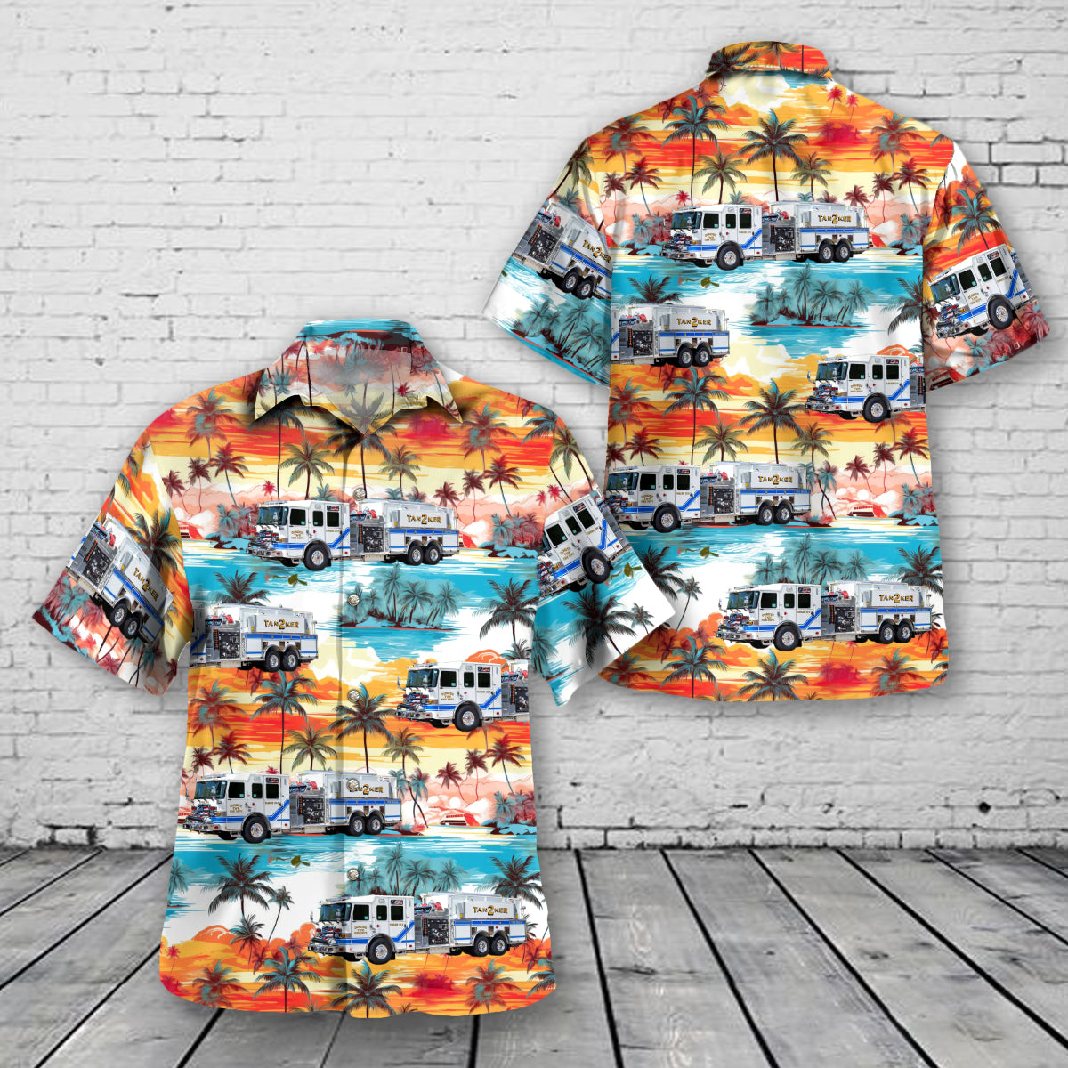 Dundee, Michigan, Dundee Fire Department Hawaiian Shirt