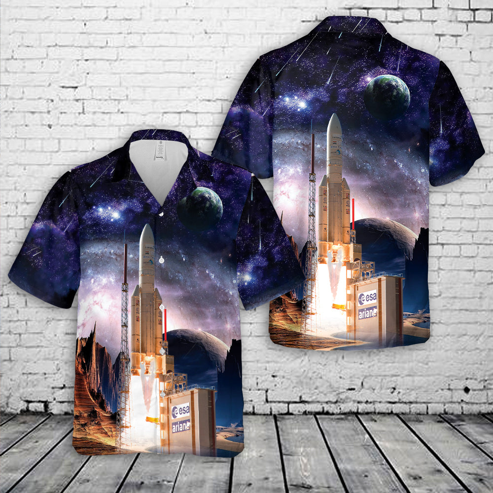 ESA Ariane 5 VA214 Hawaiian Shirt