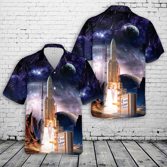 ESA Ariane 5 VA214 Hawaiian Shirt