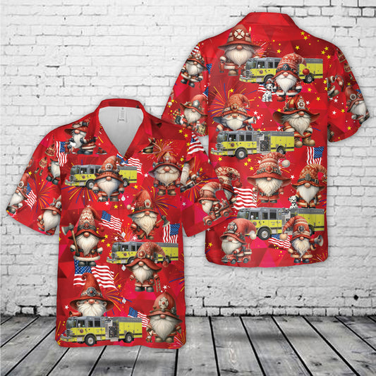 Eagle, Idaho, Eagle Fire Department, 4th Of July Hawaiian Shirt