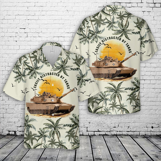 Easy Distracted By Tank Hawaiian Shirt