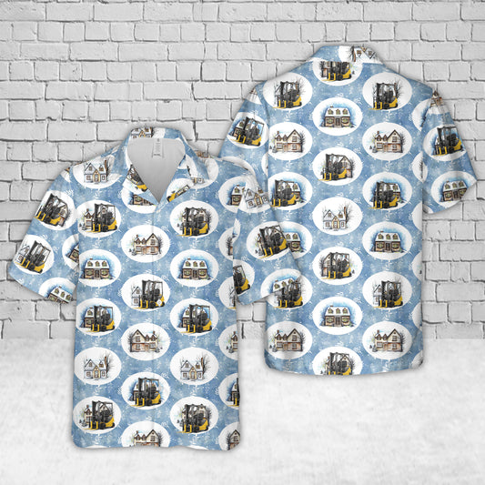 Electric Forklift Trucks AE50 Series Christmas Hawaiian Shirt