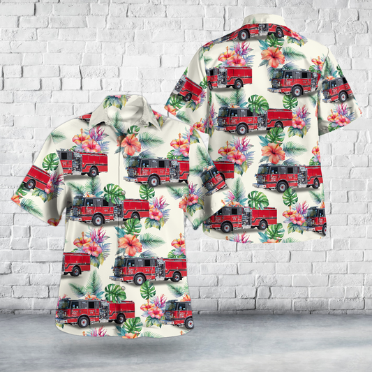 Elk Grove, California, Cosumnes Fire Department Hawaiian Shirt