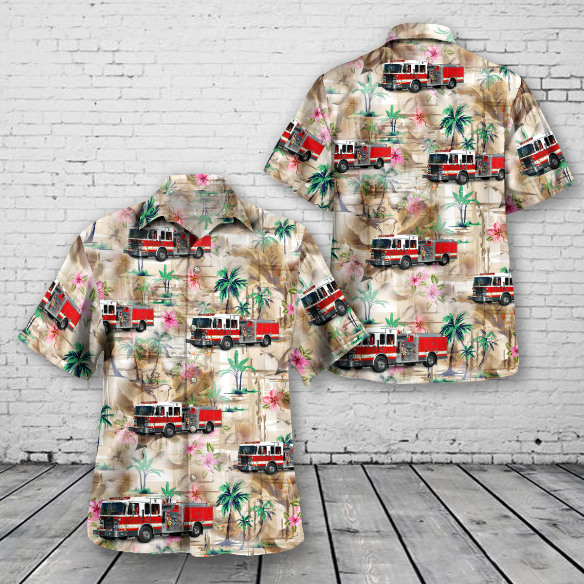 Elliottville Kentucky Fire Hawaiian Shirt