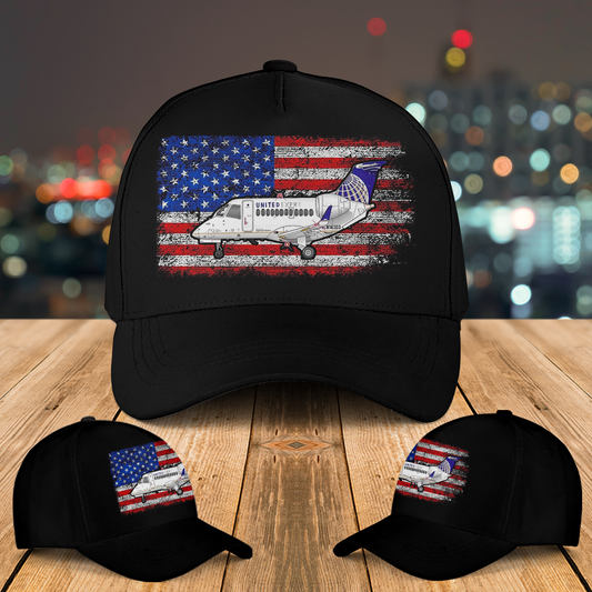 Embraer ERJ-145XR United Airlines Baseball Cap