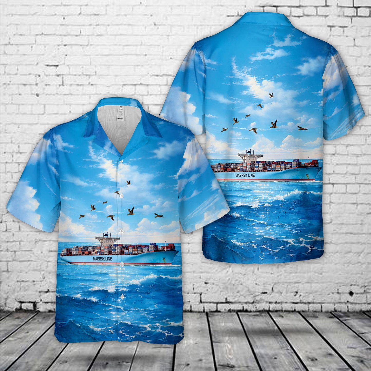 Emma Container Ship Hawaiian Shirt