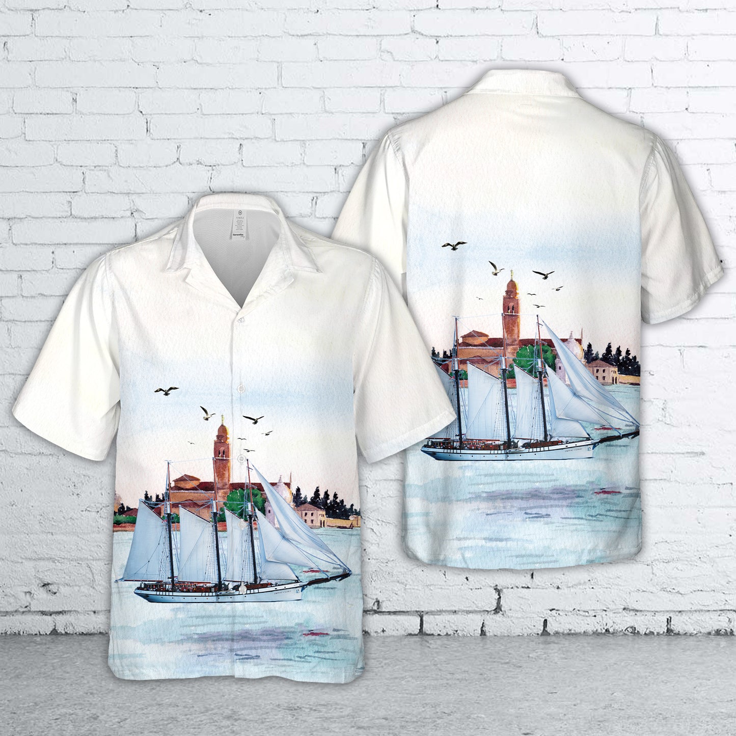 Empire Sandy Ship Hawaiian Shirt