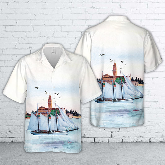 Empire Sandy Ship Hawaiian Shirt