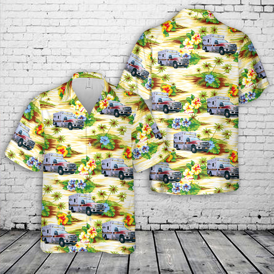 Empress EMS Special Operations Division 2016 Ford F-450/AEV, Yonkers, NY Hawaiian Shirt