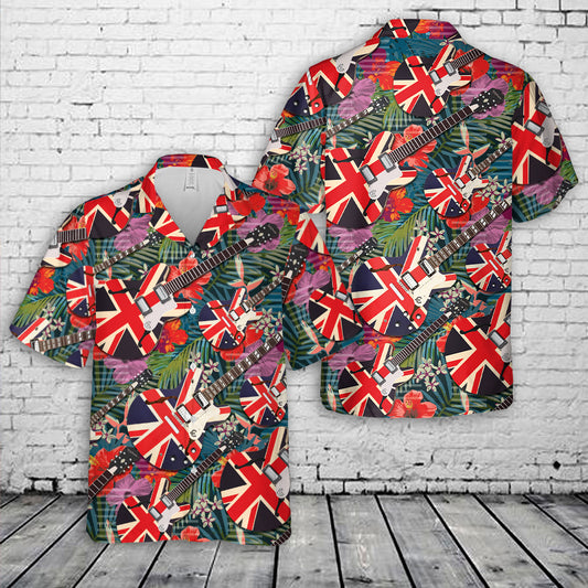 Epiphone ES-335 Union Jack Hawaiian Shirt