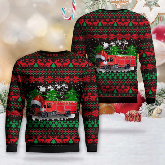 Erie, Pennsylvania, Kuhl Hose Fire Rescue AOP Sweater
