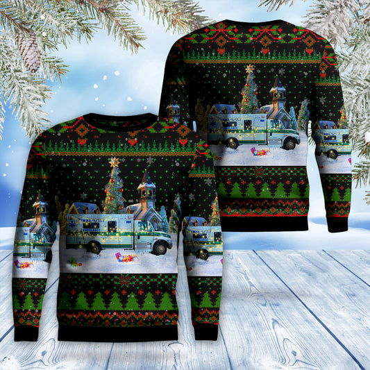 Eureka, Nevada, Eureka County Emergency Medical Service AOP Sweater