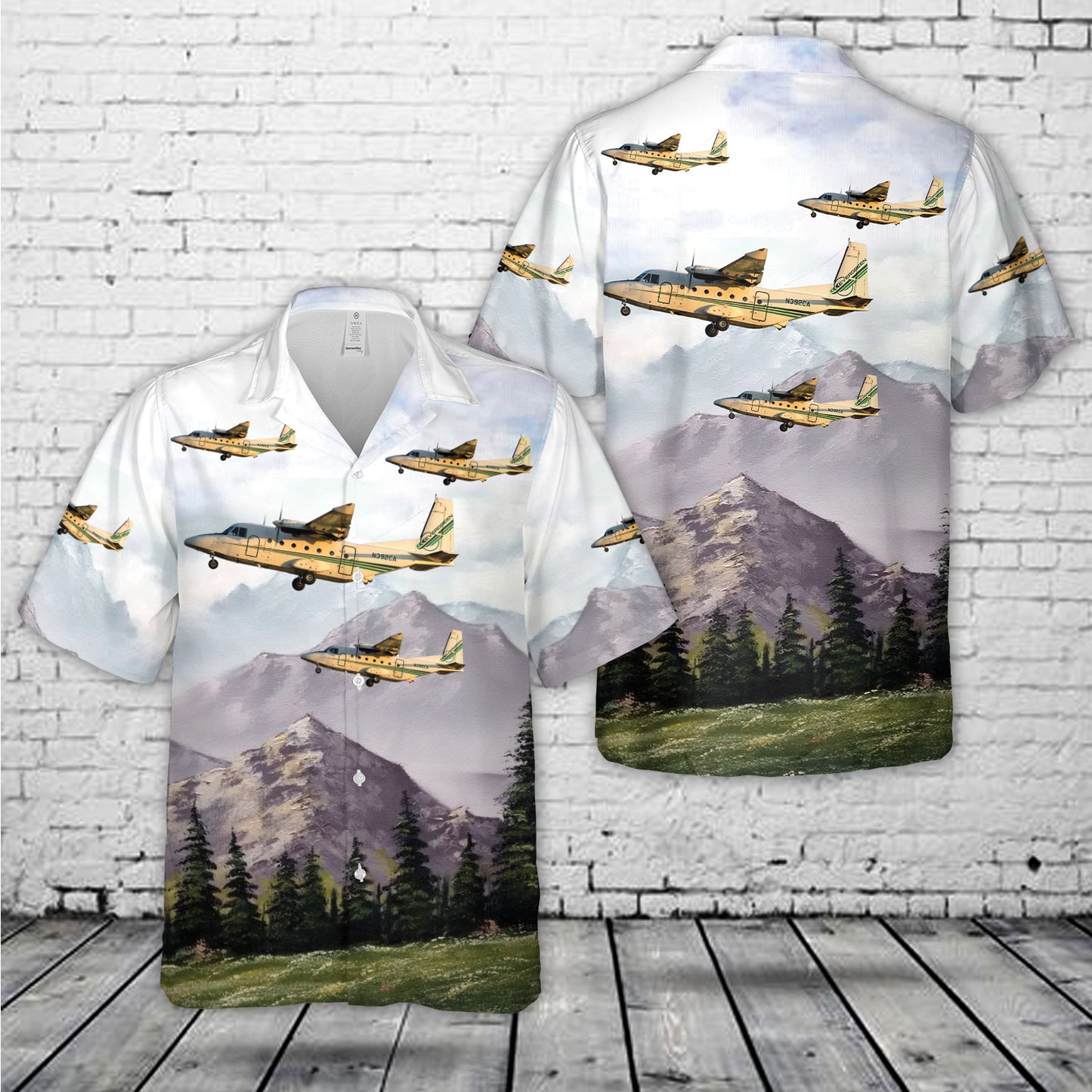 Evergreen International Airlines CASA C-212-300 Aviocar Hawaiian Shirt
