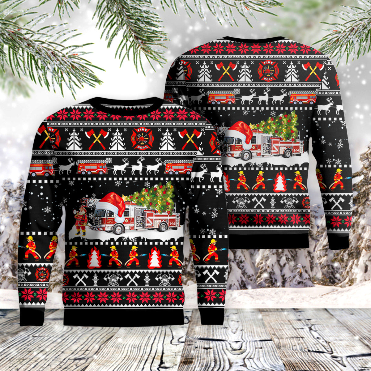 Everson, Pennsylvania, Everson Volunteer Fire Company AOP Sweater