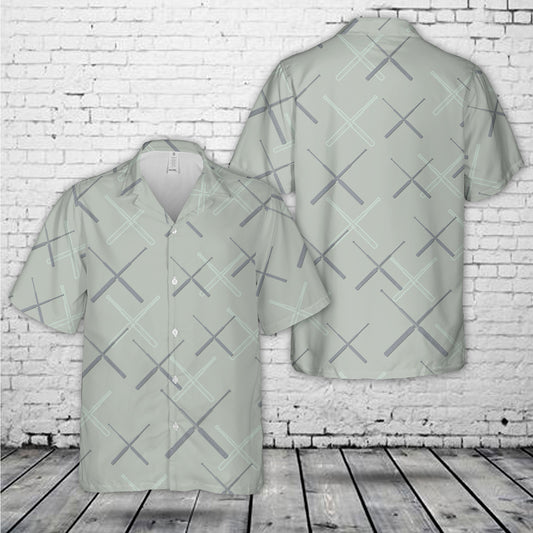 Expandable Baton Silhouette Hawaiian Shirt