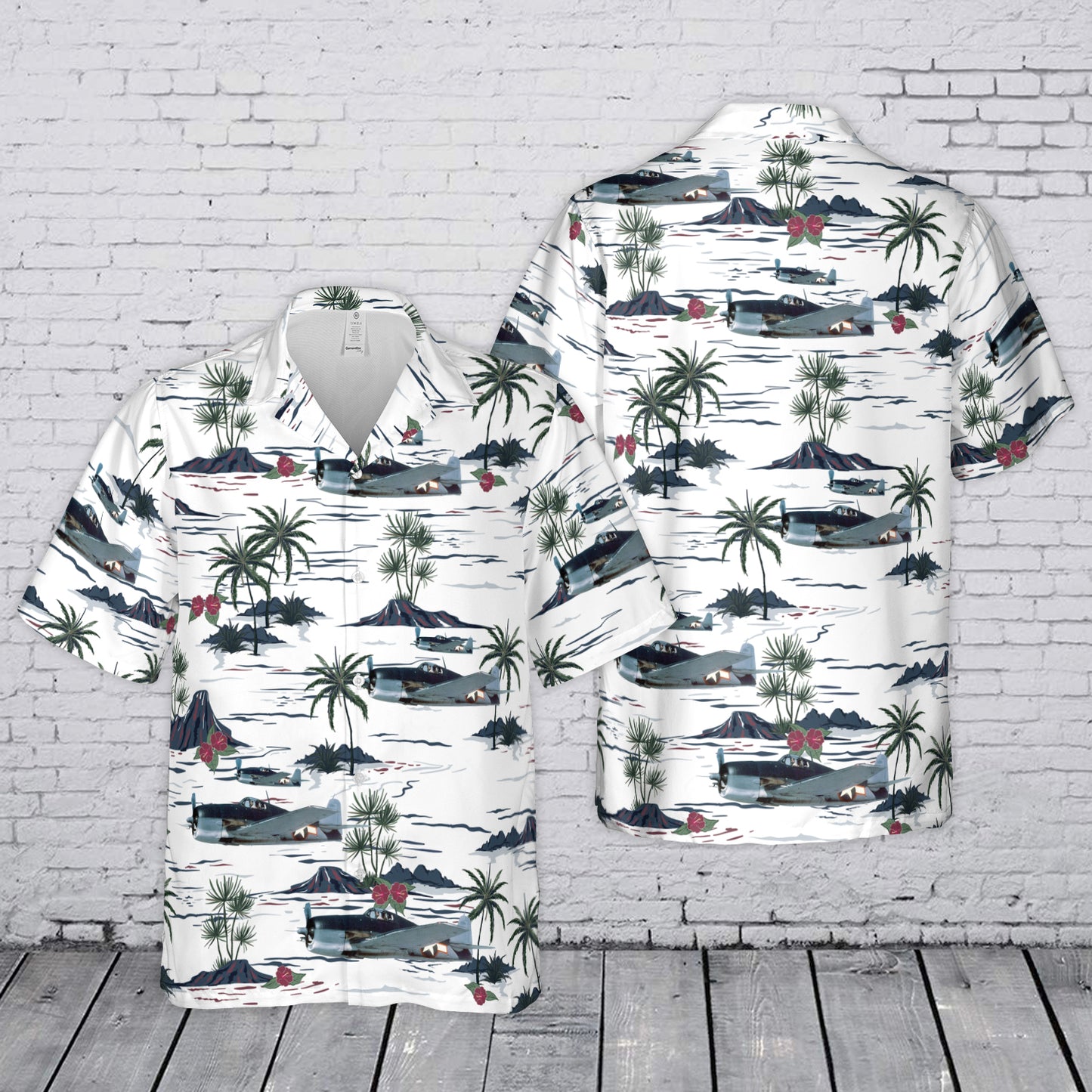 F6F Hellcat World War II Hawaiian Shirt