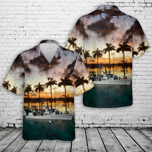FGS Emden (F210) German Navy Hawaiian Shirt