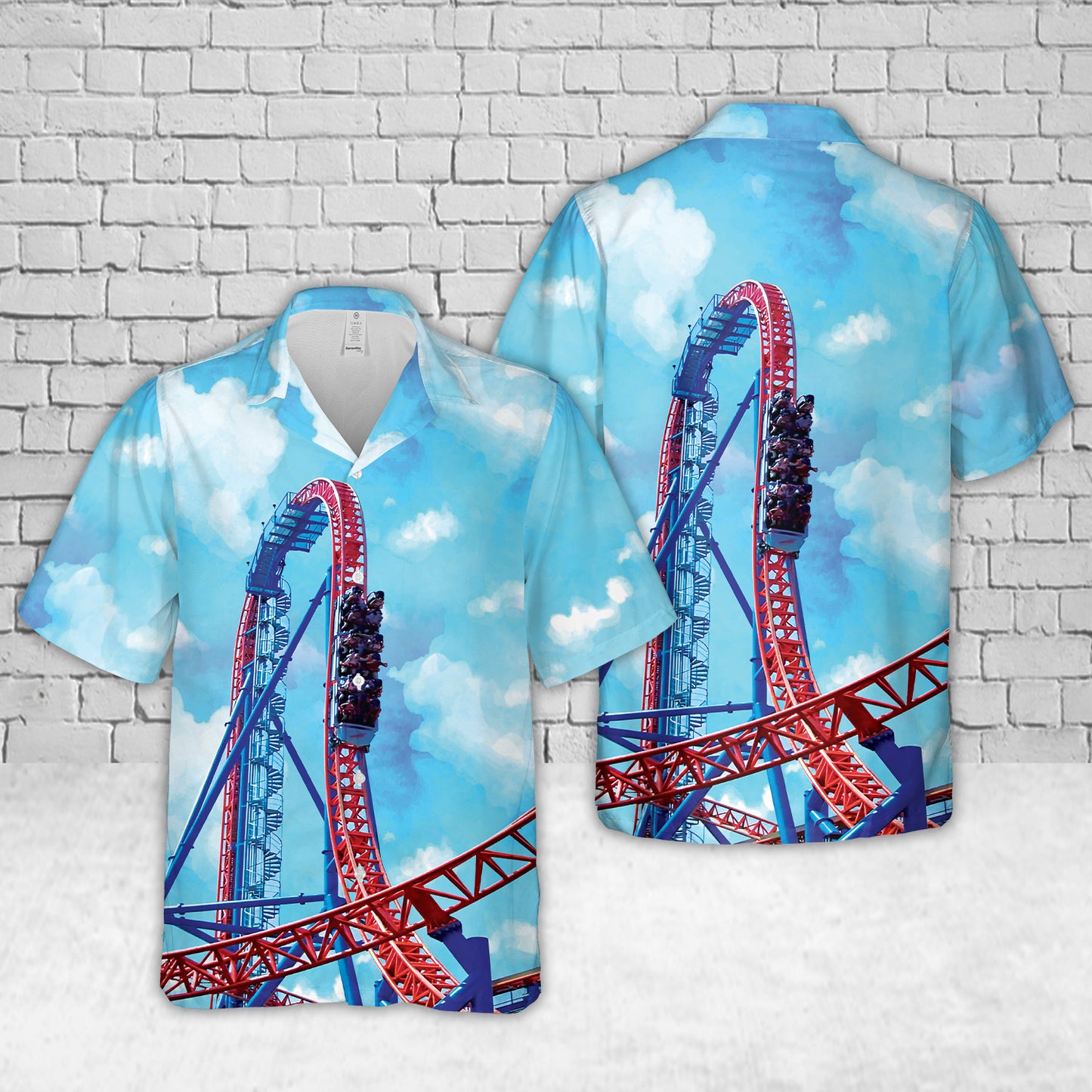 Fahrenheit Roller Coaster Hawaiian Shirt