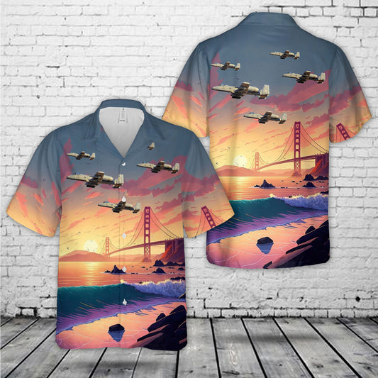 Fairchild Republic A-10 Thunderbolt II "Warthog" 74th Fighter Squadron "Flying Tigers' Hawaiian Shirt