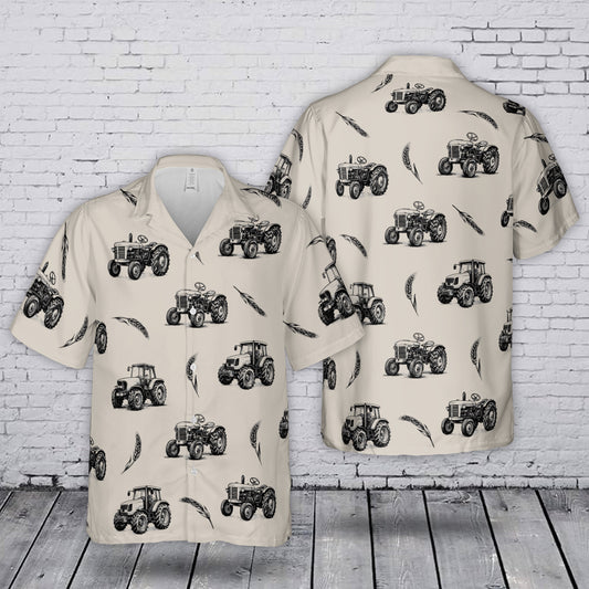 Farm Tractor Hawaiian Shirt Hawaiian Shirt