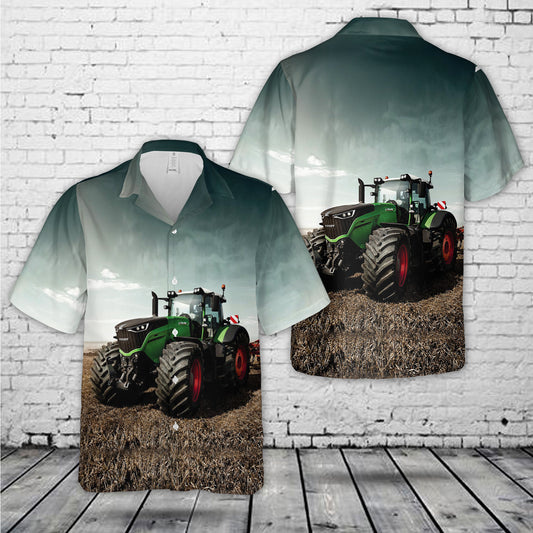 Fendt 1000 Vario With A Horsch Cultivator Hawaiian Shirt
