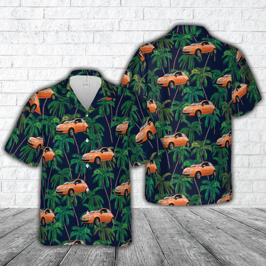 Fiat 500 Nuova (orange) Hawaiian Shirt