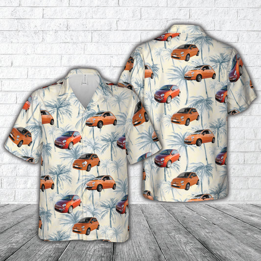 Fiat 500 (brick orange) Hawaiian Shirt