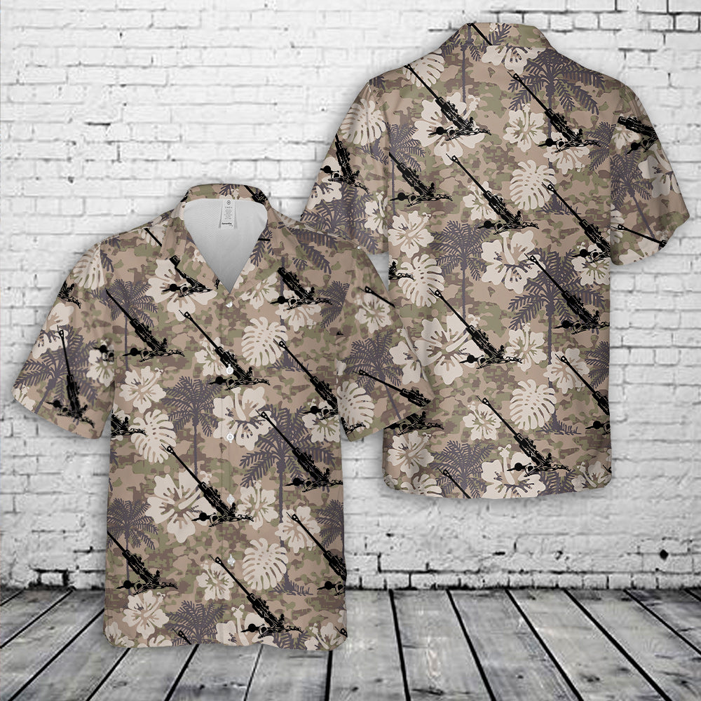 Field Artillery M777 Howitzer Hawaiian Shirt