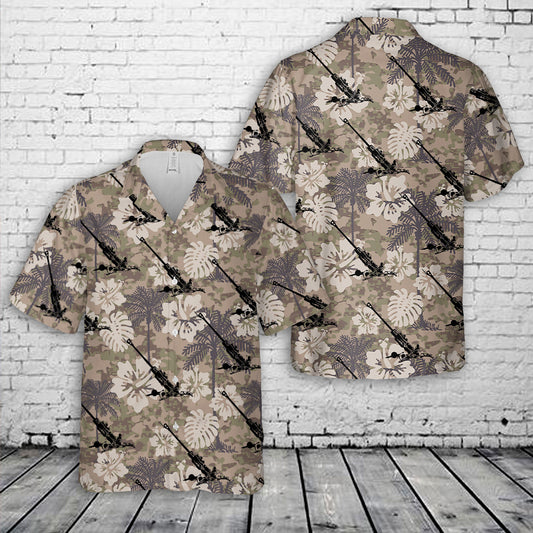 Field Artillery M777 Howitzer Hawaiian Shirt