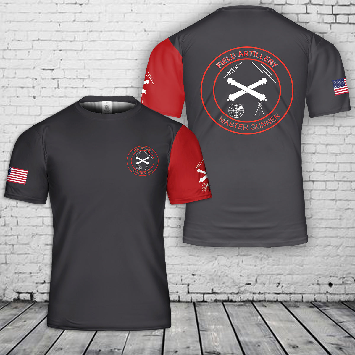 Field artillery Master Gunner 3D T-Shirt