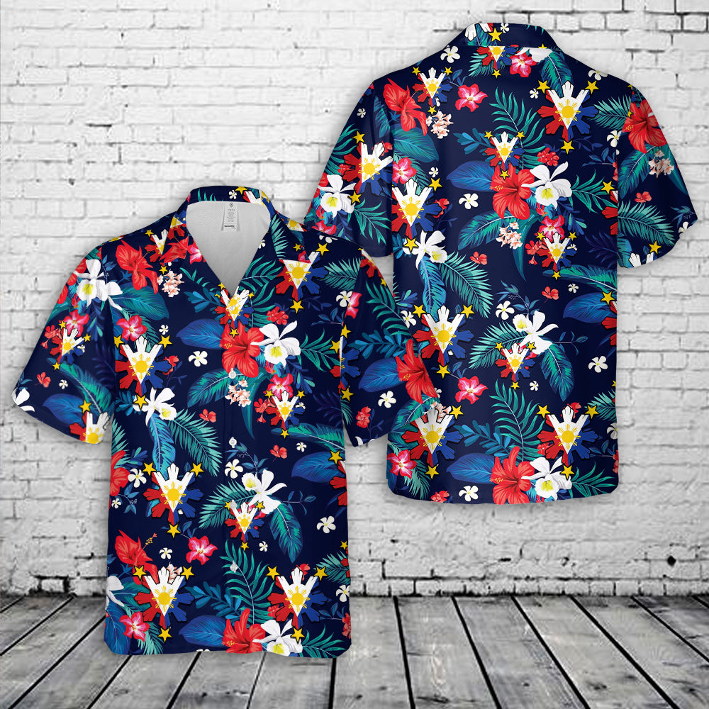 Filipino Pride Star Sun Hawaiian Shirt