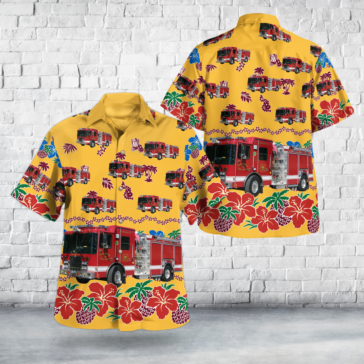 Fincastle, Virginia, Fincastle Volunteer Fire Department Hawaiian Shirt