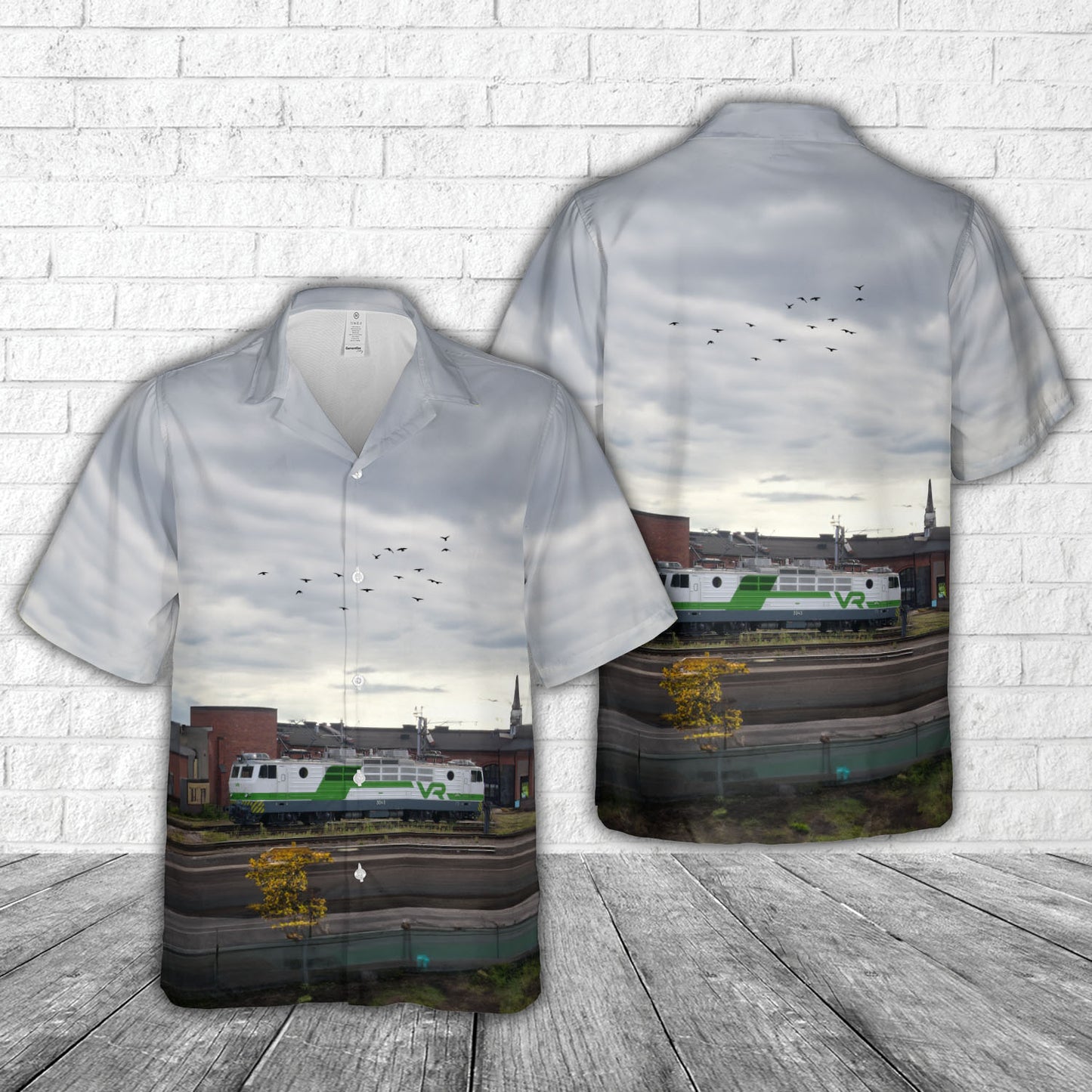 Finland VR Class Sr1 locomotive Hawaiian Shirt
