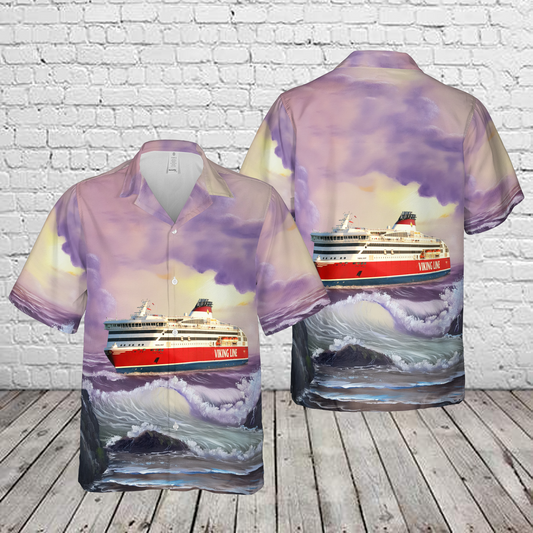 Finland Viking Line fast cruiseferry MS Viking XPRS Hawaiian Shirt